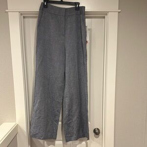 Calvin Klein whitney pant women’s dress pants linen blend wide leg  size‎ 10 NWT